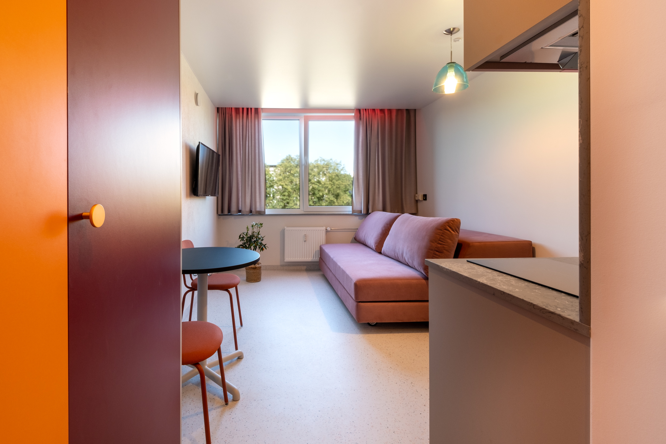 Pull out bed Single Studio